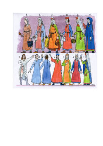 Lire la suite à propos de l’article Les tenues médiévales féminines