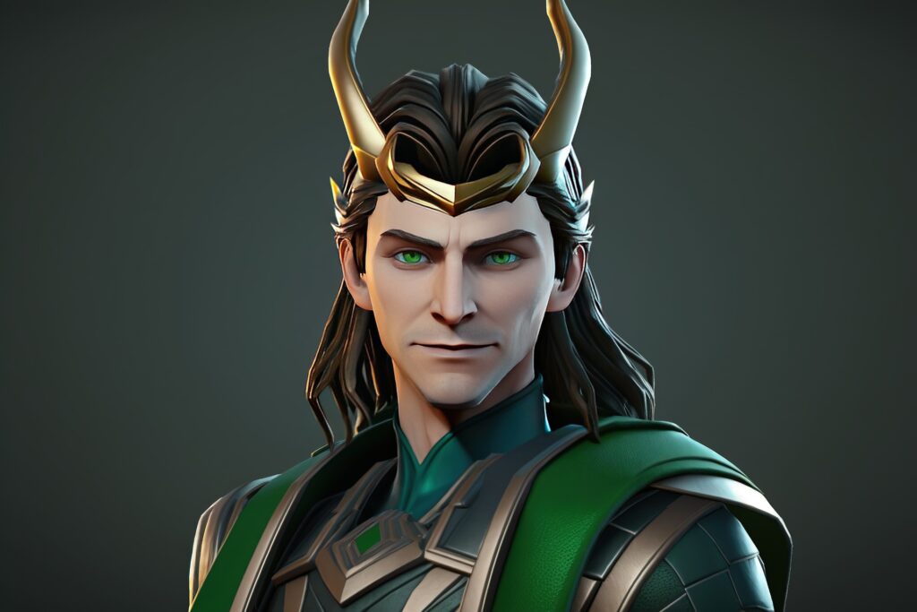 Loki, le dieu de la malice et de la tromperie, est l'une des figures les plus intrigantes de la mythologie nordique. Son caractère complexe en fait un personnage à la fois aimé et redouté, connu pour ses tours ingénieux et sa nature capricieuse.