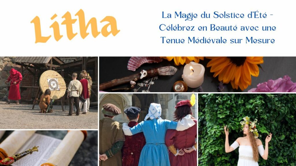 Litha La magie du solstice d'été Célébrez en beauté avec une tenue médiévale sur mesure
