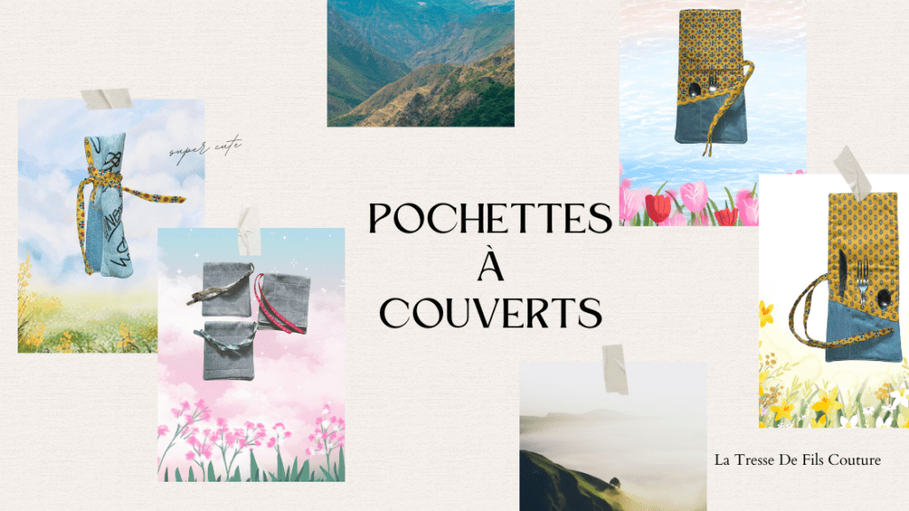 Dites adieu aux couverts jetables ! Optez pour notre pochette à couverts en tissu recyclé, écologique et réutilisable. Idéale pour le bureau et les pique-niques. Découvrez tous les avantages !